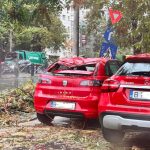 Pagube masive dupa furtuni case inundate si copaci cazuti