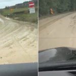 Soferi revoltai din cauza noroiului pe sosea Sigurana ne este in pericol