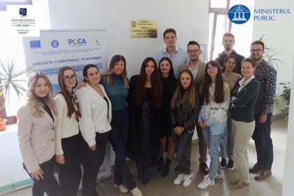 Studenti de la Drept in practica la Parchetul Sibiu