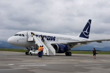 Un zbor Tarom din Salonic a ajuns la Sibiu