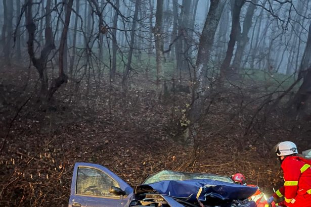 Accident grav in Slimnic trei raniti femeie spitalizata