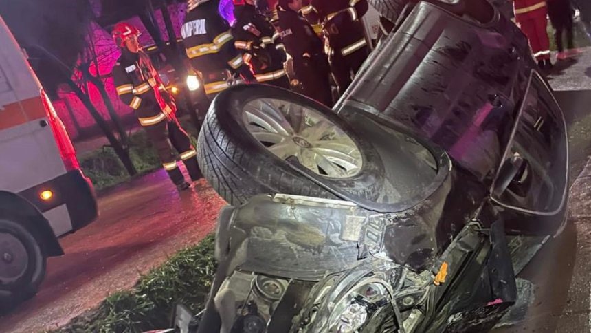 Accident grav la Vurpar 2 raniti din cauza unui sofer beat