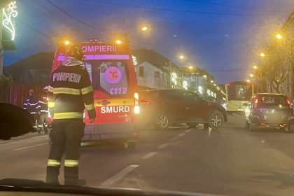 Accident in Sibiu fetita de 7 ani ranita