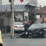 Accident pe Ion Neculce in Sibiu doua masini avariate