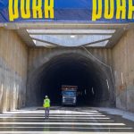Asfaltarea in tunelul Alina a inceput utilaje din Germania