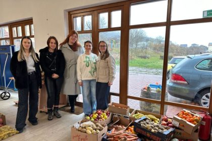 Campanie cu suflet la Gradinita 14 Sibiu 200 kg fructe si legume donate