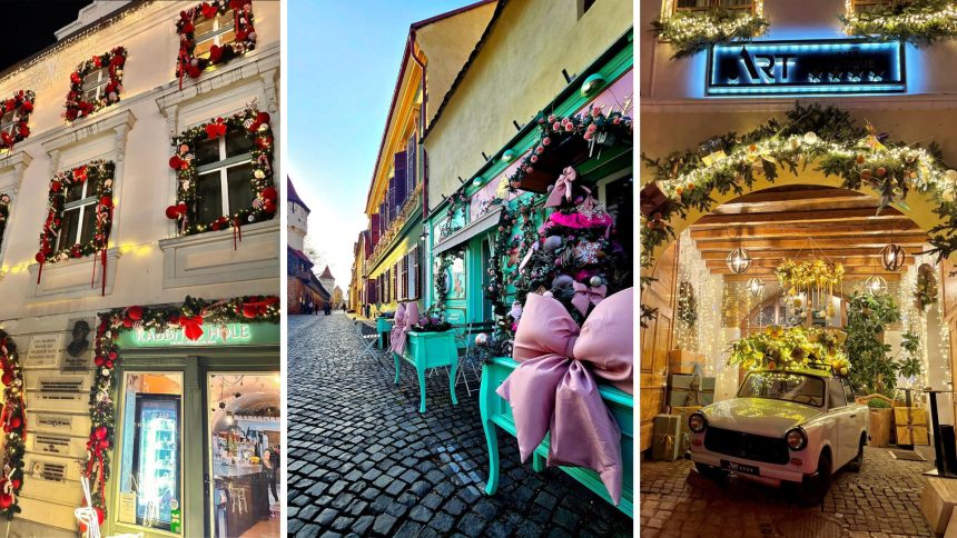 Cladiri instagramabile de Craciun la Sibiu