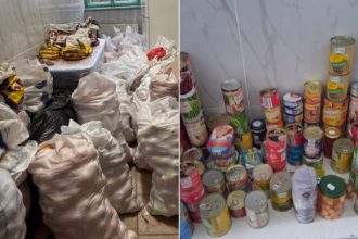 Copiii de la Goga au donat saci cu fructe