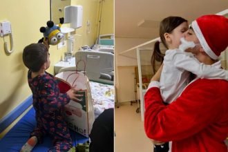 Copiii de la Pediatrie Sibiu primesc cadouri prin proiectul Dorinte Sub Pom