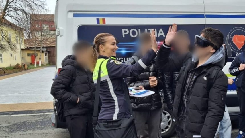 Cum e sa conduci beat Elevii din Sibiu au aflat