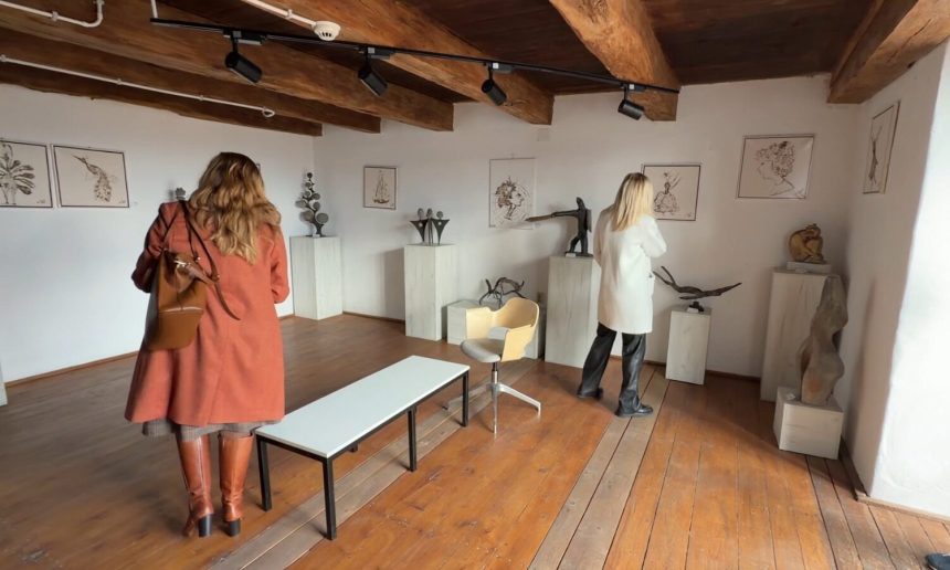 Emil Muresan sarbatorit la Medias prin expozitia Natura si Fantezie