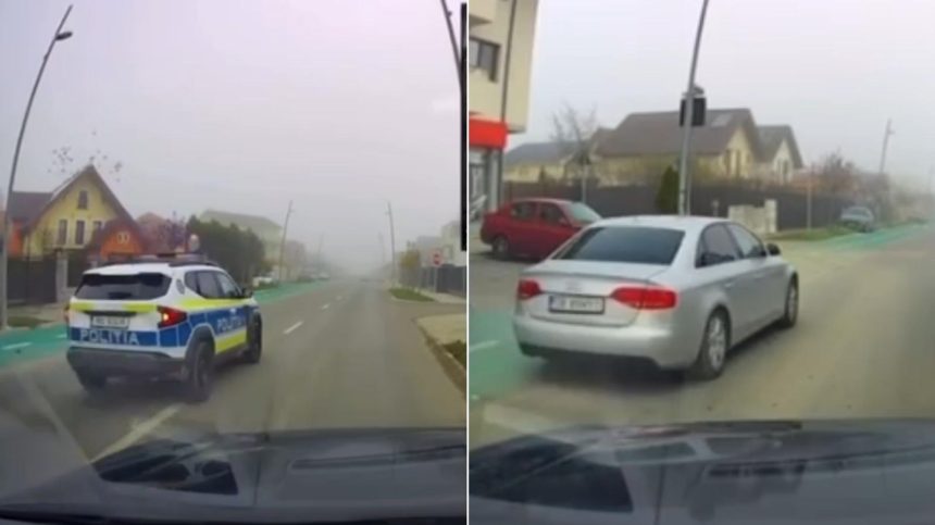 Fost policist fugarit de politie la Selimbar