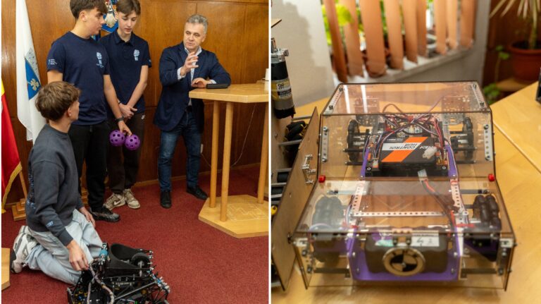 Mediasul mizeaza pe inovatie sprijin pentru echipele de robotica