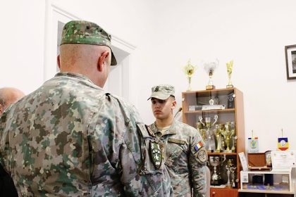 Moment emoionant la coala Militar din Sibiu