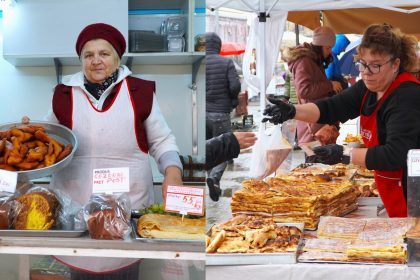 Oferta bogata la Piata Volanta Carnati cozonaci si gogosi traditionale