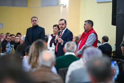 PSD Sibiu Ministrul Sanatatii si ministrul Muncii dialog la Jina