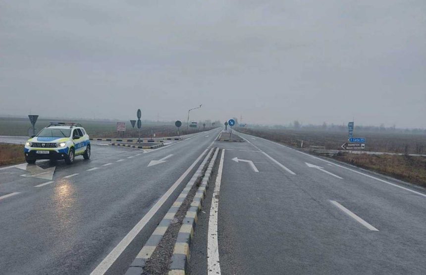 Ploi vant si ceata in Sibiu poliia sfatuiete soferii sa reduca viteza