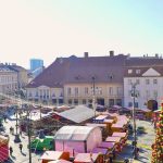 Prima tura prin Targul de Cracun din Sibiu