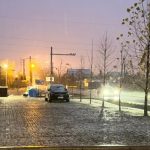 Primii fulgi de nea au cazut in Sibiu