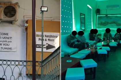 Pub ul din centrul Sibiului incalca legea