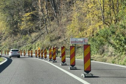 Restrictii pe Valea Oltului trafic ingreunat in doua zone