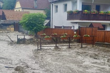 Risc de viituri pe rauri din judeul Sibiu