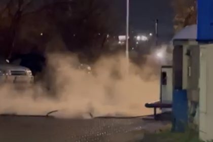 Risc urias de explozie la o benzinarie din Sibiu