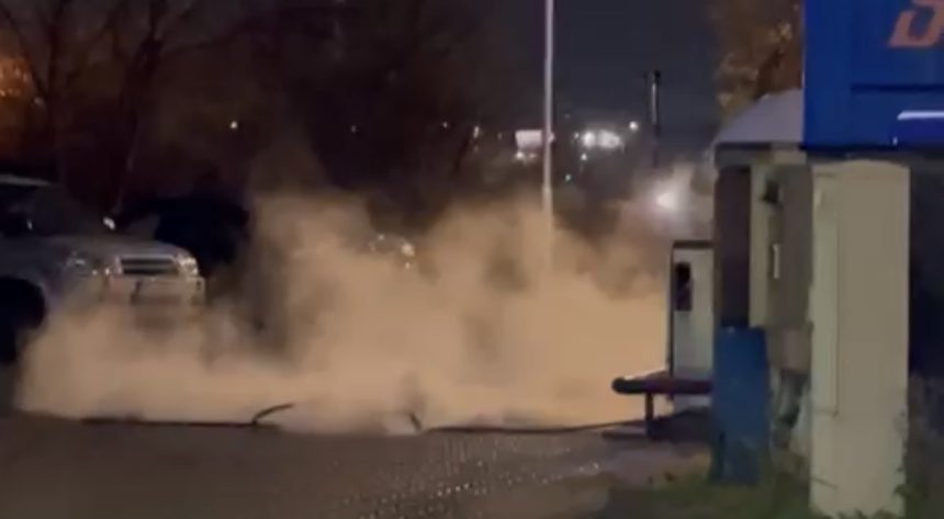 Risc urias de explozie la o benzinarie din Sibiu