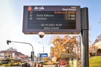 Sibiul intra in era smart cu mega ecrane digitale