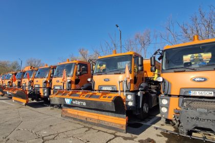 Sibiul pregatit pentru iarna cu 14 utilaje si sare