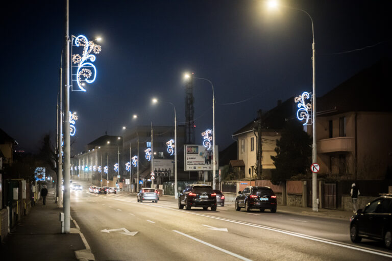Spiritul Cracunului in Sibiu Iluminatul festiv s a anuntat