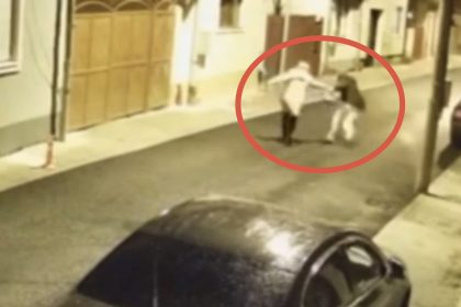 Talharie in plina strada la Medias video