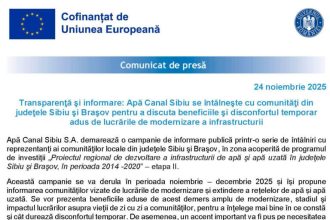 Transparenta si informare Apa Canal Sibiu se intalneste cu comunitatile din Sibiu si Brasov