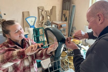 Ultimii gardieni ai Balantei din Sibiu tata si fiica