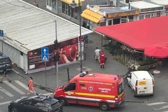 scandal violent la un local din piata cibin