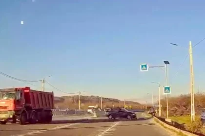 sibianca ucisa de camion pe trecerea de pietoni