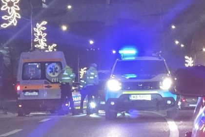 Accident pe Bulevardul Corneliu Coposu tanara accidentata pe trecerea de pietoni