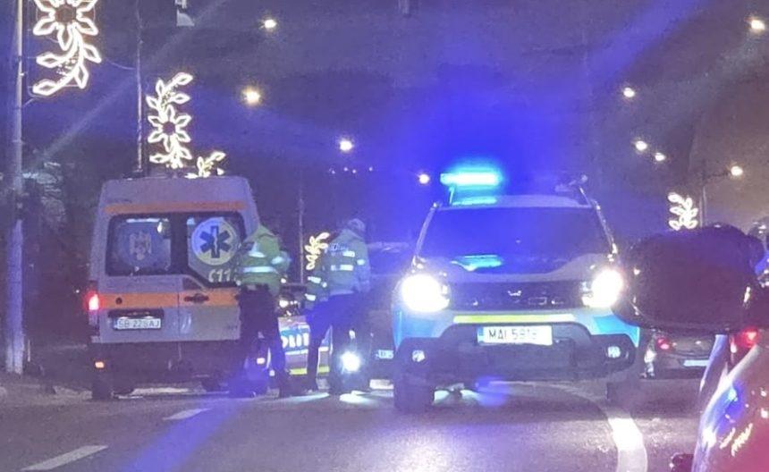 Accident pe Bulevardul Corneliu Coposu tanara accidentata pe trecerea de pietoni