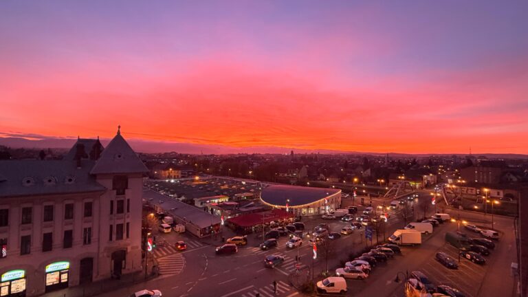 Apus de basm la Sibiu cele mai frumoase imagini