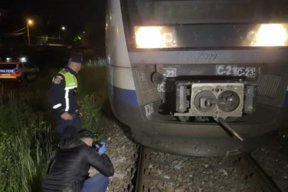 Barbat ucis de tren intre Ocna Sibiului si Mandra