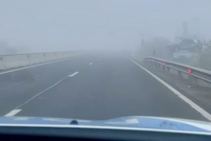 Ceata cauzeaza probleme pe drumurile din Sibiu