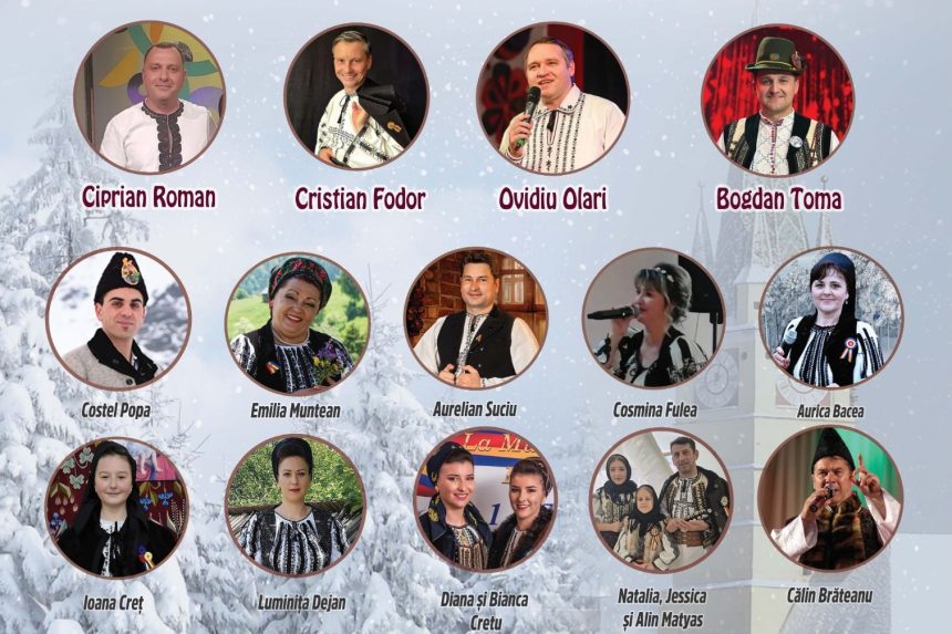 Concertul Florile dalbe la Medias cu artisti locali