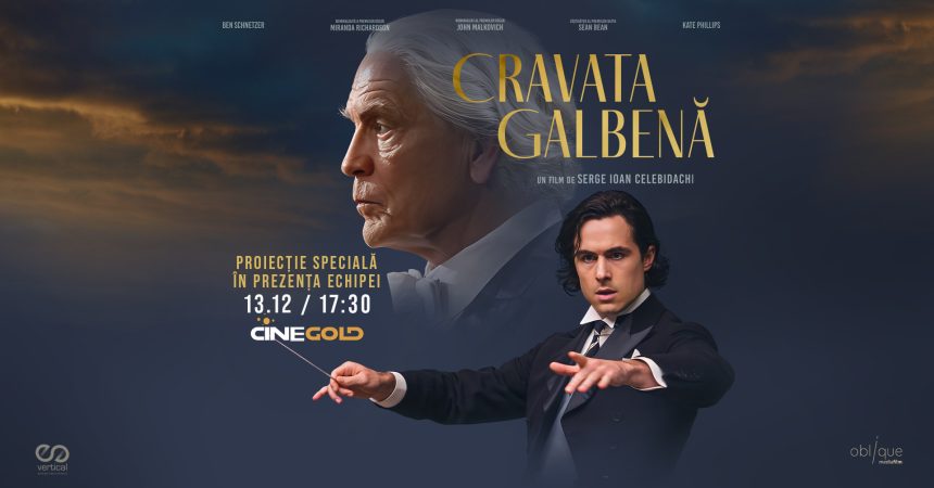 Cravata Galbena ajunge la Sibiu regizorul Celebidachi vine sa si prezinte filmul