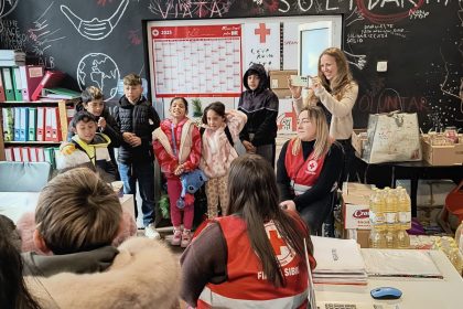 Crucea Rosie Sibiu a adus bucurie 200 copii