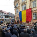 Depuneri de coroane la Sibiu de Ziua Nationala