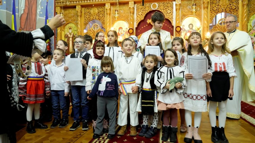 Emotie si colinde la hramul bisericii din Hipodrom