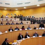 Junii Sibiului au colindat la Consiliul Judetean