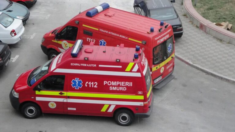 Pieton accidentat de autoutilitaria pe Soseaua Alba Iulia