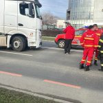 Pieton strivit de TIR la aeroportul din Sibiu