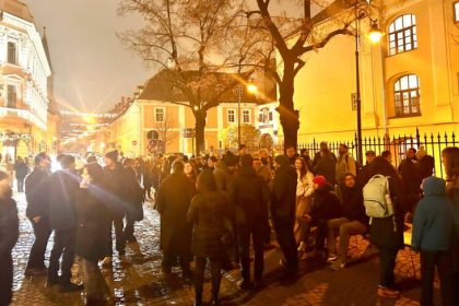Protest la Sibiu pentru sustinerea justitiei integritate